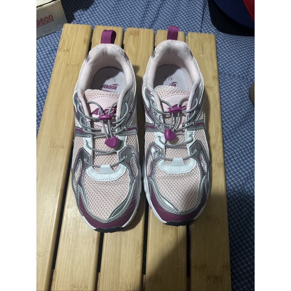 Avia Women’s Walking Running Shoes Size 9.5 Pink/Silver Mesh – Lightly Used - Picture 2 of 7